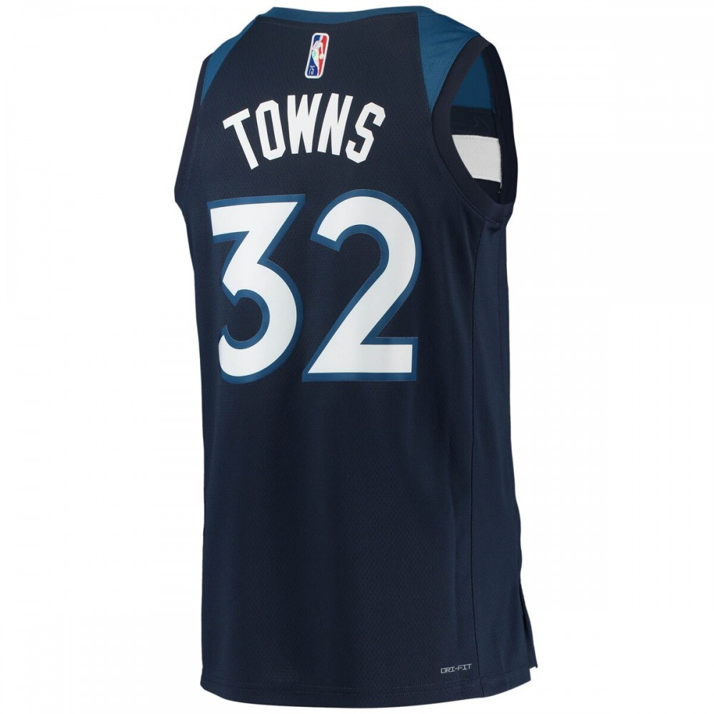 Karl-Anthony Towns Minnesota Timberwolves 2021/22 Diamond Swingman Jersey - Icon Edition - Navy-Pro Kit Vault | Brand New 26/27 Sports Jerseys